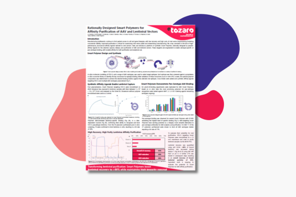 Rationally Designed Smart Polymers for Affinity Purification of AAV and Lentiviral Vectors - Presented&hellip; Image