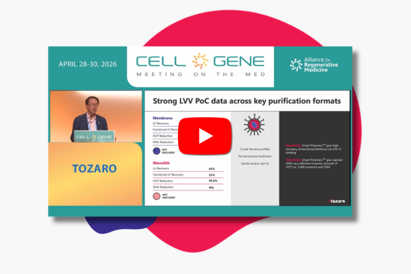 Cell and Gene Meeting on the Med 2026 - Tozaro and the Smart Polymer&hellip; Image